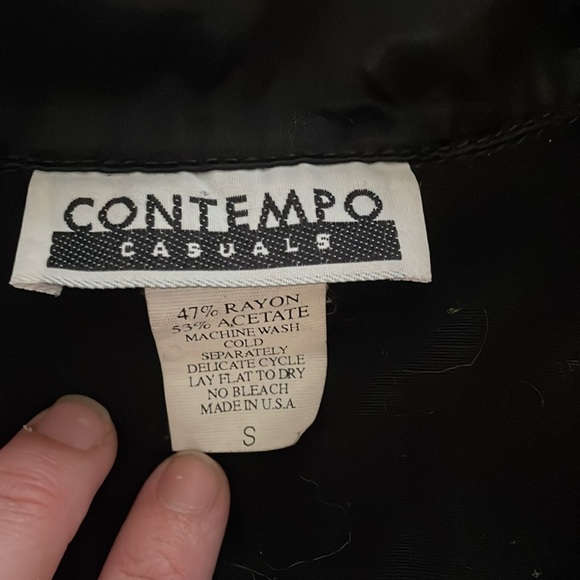 Contemporary casuals crop jacket top (90’s) - Picture 3 of 4